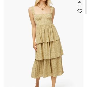 WeWore What Corset Poplin Moody Baroque Maxi Dress